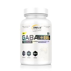 Genius Nutrition Gaba + B6, 90 капсул