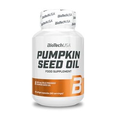 BioTech Pumpkin Seed Oil, 60 капсул