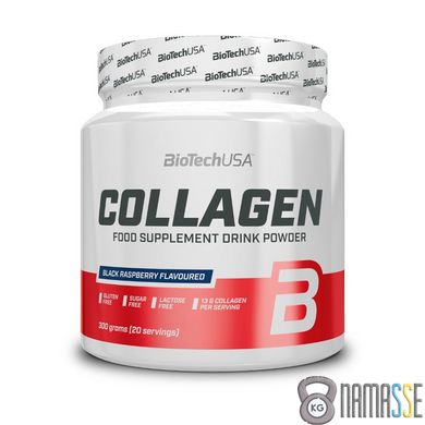 BioTech Collagen, 300 грам - чорна малина
