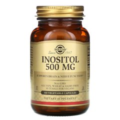 Solgar Inositol 500 mg, 100 вегакапсул