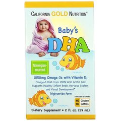 California Gold Nutrition Baby's DHA, 59 мл