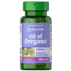 Puritan's Pride Oil of Oregano 150 mg, 180 капсул