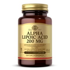 Solgar Alpha Lipoic Acid 200 mg, 50 вегакапсул