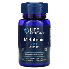 Life Extension Melatonin 3 mg, 60 леденцов