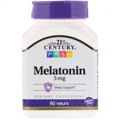 21st Century Melatonin 3 mg, 90 таблеток