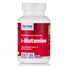 Jarrow Formulas L-Glutamine 750 mg, 120 вегакапсул