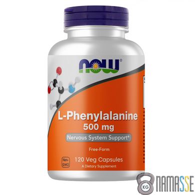 NOW L-Phenylalanine 500 mg, 120 капсул
