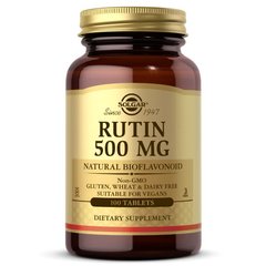 Solgar Rutin 500 mg, 100 таблеток