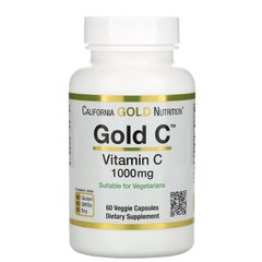 California Gold Nutrition Gold C, 60 вегакапсул