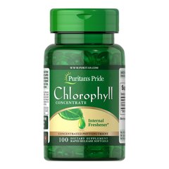 Puritan's Pride Chlorophyll Concentrate 50 mg, 100 капсул