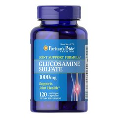Puritan's Pride Glucosamine Sulfate 1000 mg, 120 капсул