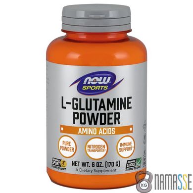 NOW L-Glutamine Powder, 170 грам