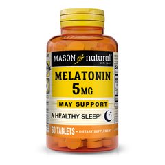 Mason Natural Melatonin 5 mg, 60 таблеток