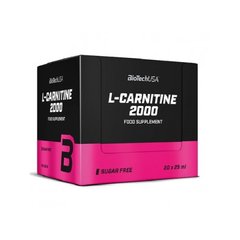 BioTech L-Carnitine 2000, 20 ампул/уп Зелений чай
