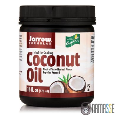 Jarrow Formulas Organic Coconut Oil, 473 грам