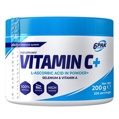 6PAK Nutrition Vitamin C Plus, 200 грам