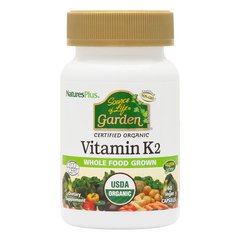 Natures Plus Source of Life Garden Vitamin K2 120 mcg, 60 вегакапсул