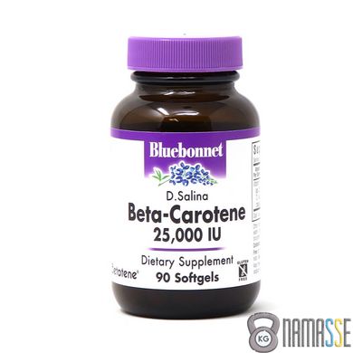 Bluebonnet Nutrition Natural Beta-Carotene 25 000 IU, 90 капсул