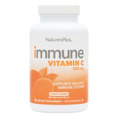 Natures Plus Immune Vitamin C 500 mg, 100 жувальних таблеток
