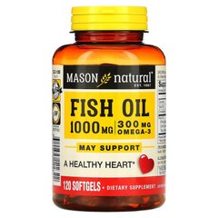 Mason Natural Fish Oil 1000 mg, 120 капсул