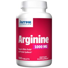 Jarrow Formulas Arginine 1000 mg, 100 таблеток