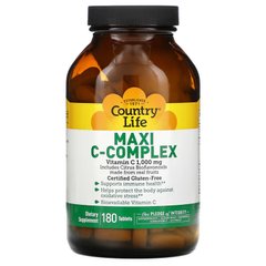 Country Life Maxi C-Complex, 180 таблеток
