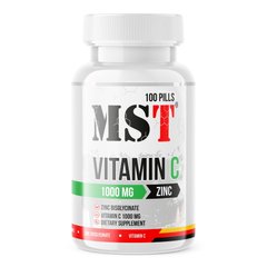 MST Vitamin C + Zinc, 100 таблеток