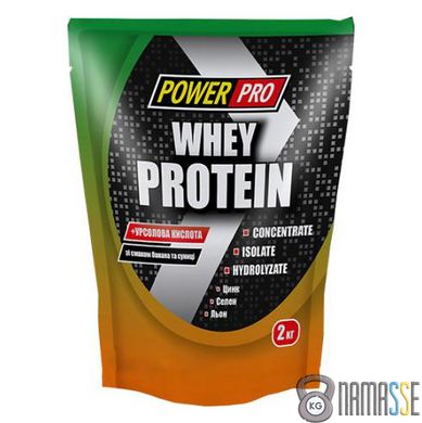 Power Pro Whey Protein, 2 кг Банан-суниця