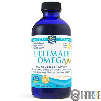 Nordic Naturals Ultimate Omega Xtra, 237 мл