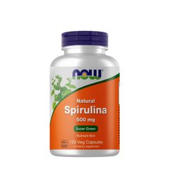 NOW Spirulina 500 mg, 120 вегакапсул