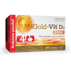 Olimp Gold-Vit D3 2000, 120 таблеток