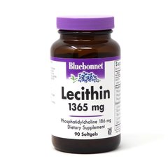 Bluebonnet Nutrition Natural Lecithin 1365 mg, 90 капсул