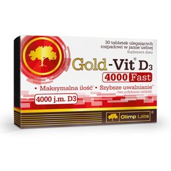 Olimp Gold-Vit D3 4000 Fast, 30 таблеток
