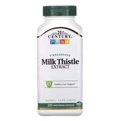 21st Century Milk Thistle Extract, 200 вегакапсул