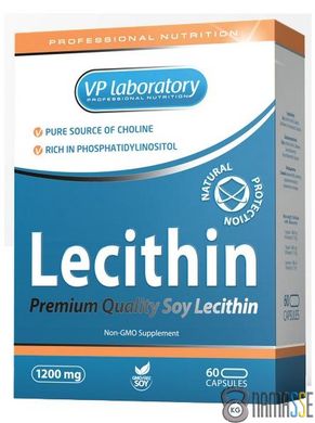 VPLab Lecithin 1200 mg, 60 капсул