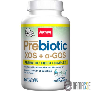 Jarrow Formulas Prebiotic XOS+GOS, 90 жувальних таблеток