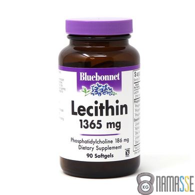 Bluebonnet Nutrition Natural Lecithin 1365 mg, 90 капсул