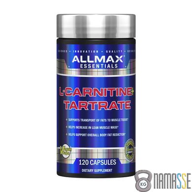 Allmax Nutrition L-Carnitine Tartrate, 120 капсул
