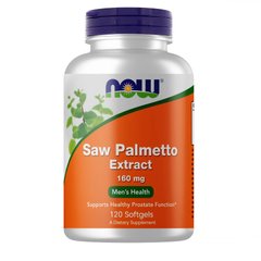 NOW Saw Palmetto Extract 160 mg, 120 капсул