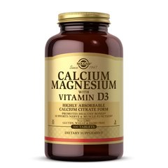 Solgar Calcium Magnesium with Vitamin D3, 300 таблеток