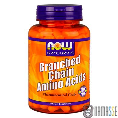 NOW Branched Chain Amino Acids, 120 капсул