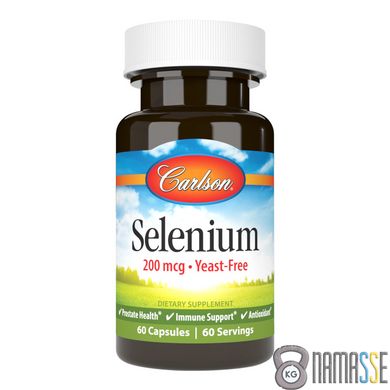 Carlson Labs Selenium, 60 капсул