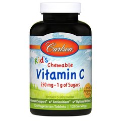 Carlson Labs Kid's Chewable Vitamin C, 120 таблеток