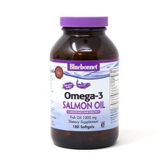 Bluebonnet Nutrition Natural Omega-3 Salmon Oil, 180 капсул