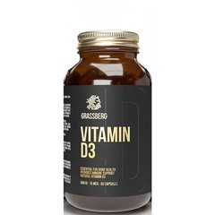 Grassberg Vitamin D3 600 IU, 90 капсул