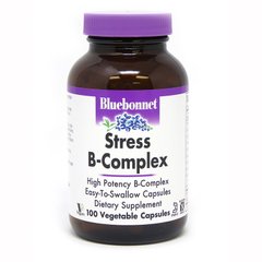 Bluebonnet Nutrition Stress B-Complex, 100 вегакапсул