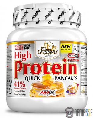 Amix Nutrition Mr.Popper´s High Protein Pancakes, 600 грам Шоколадно-кокосовий