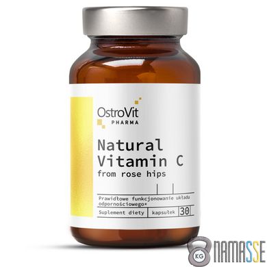 OstroVit Pharma Natural Vitamin C from Rose Hips, 30 капсул