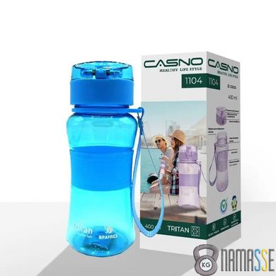 Пляшка CASNO KXN-1104 Tritan 400 мл, Light Blue