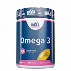 Haya Labs Omega 3 1000 mg, 200 капсул